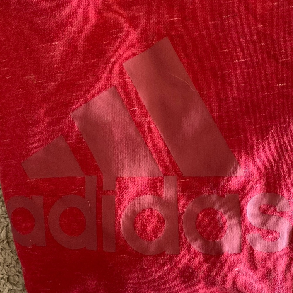 Women’s xs hoodie red and white one minor mark